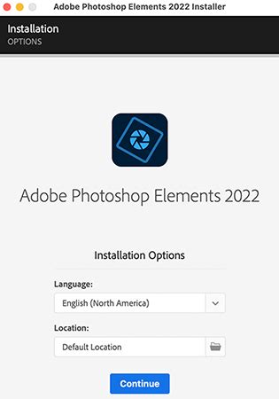Download and install Photoshop Elements .